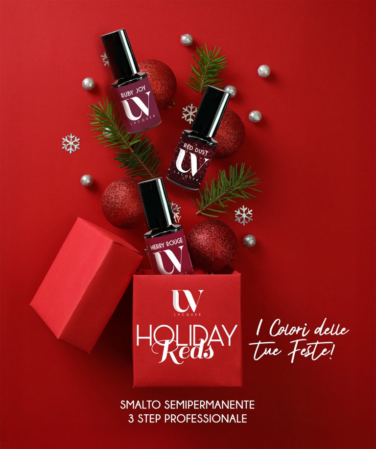 Sam Lacquer Reds HOLIDAY REDS – Nuovi colori della linea UV LACQUER – Glamour Nails